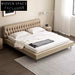 Luxury Upholstered Platform Bed with Metal Legs – Queen Size Bed