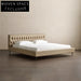 Luxury Upholstered Platform Bed with Metal Legs – Queen Size Bed