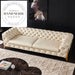 Luxury Upholstered Velvet Chesterfield Sectional Living Room Seater Sofa