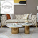 Luxury Upholstered Velvet Chesterfield Sectional Living Room Seater Sofa