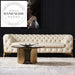 Luxury Upholstered Velvet Chesterfield Sectional Living Room Seater Sofa