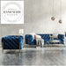 Luxury Upholstered Velvet Chesterfield Sectional Living Room Seater Sofa