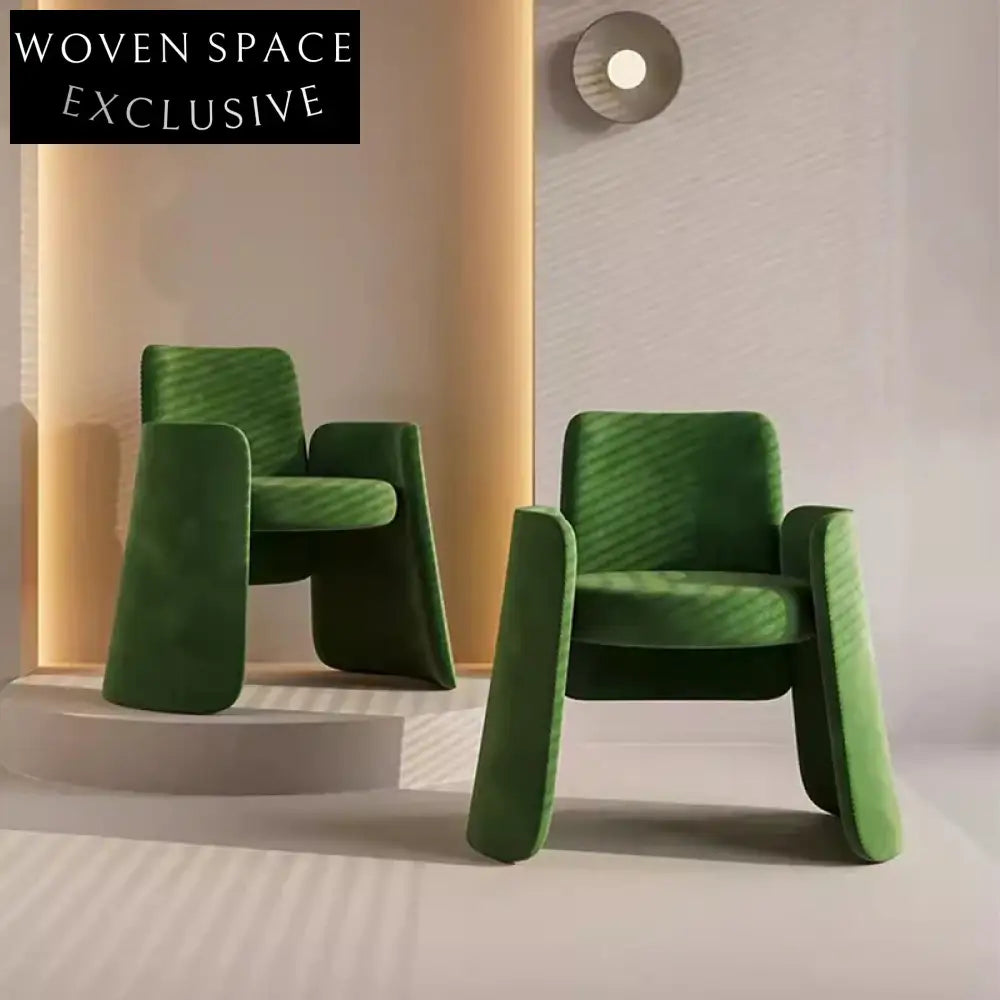 Luxury Velvet Armrest Dining Chair, Modern Accent Design for Hotels & Homes