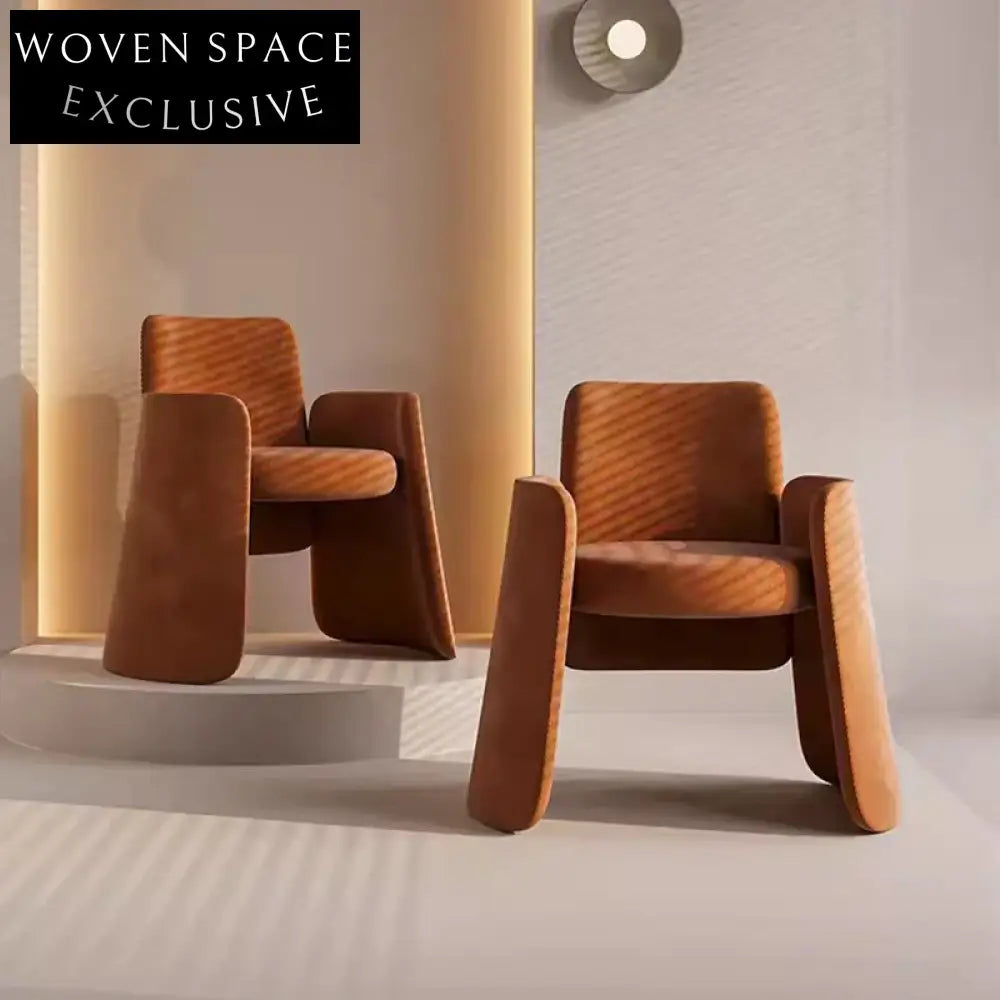 Luxury Velvet Armrest Dining Chair, Modern Accent Design for Hotels & Homes