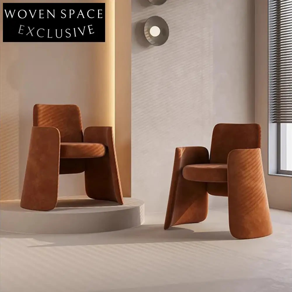 Luxury Velvet Armrest Dining Chair, Modern Accent Design for Hotels & Homes