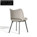 Luxury Velvet Fabric Dining Chair, Modern Metal Legs, Comfortable Restaurant Seating