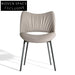 Luxury Velvet Fabric Dining Chair, Modern Metal Legs, Comfortable Restaurant Seating