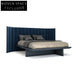 Luxury Velvet Fabric King Size Bed Frame, Modern Hotel Style Bed