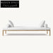 Luxury Velvet Fabric Minimalist 2-Seater Bed End Ottoman Bench
