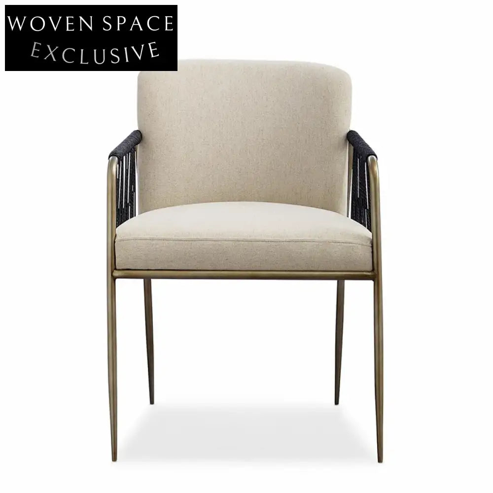 Luxury Velvet Fabric Restaurant Dining Chair with Gold Metal Legs
