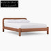 Luxury Velvet Fabric Upholstered Platform Bed Frame with Plush Headboard