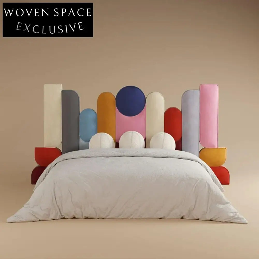 Luxury Velvet King Size Bed Frame, High Headboard, Modern Soft Upholstery