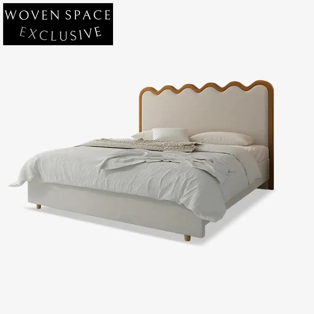 Luxury Velvet King Size Bed Frame, Modern Tall Italian Headboard Bed