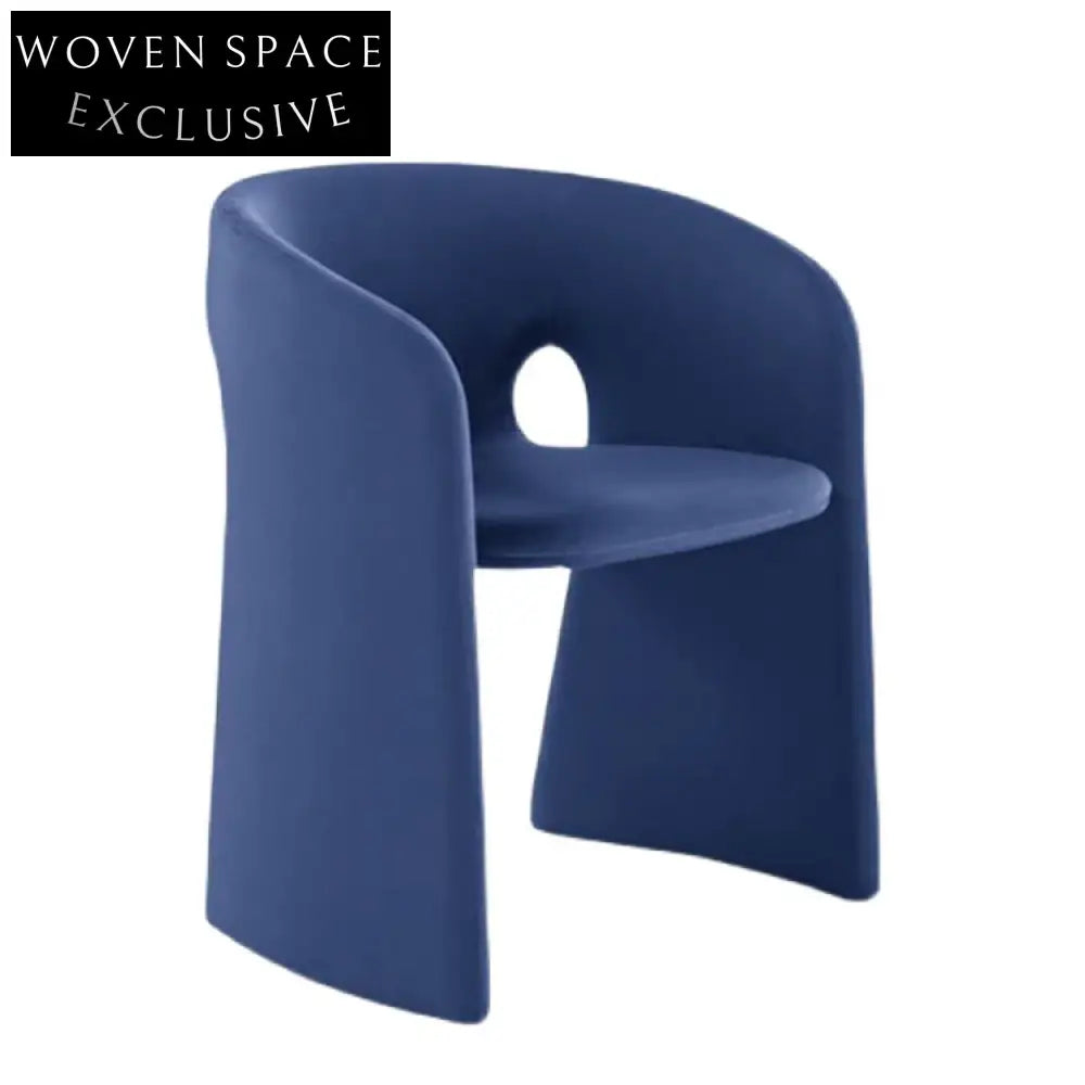 Luxury Velvet Nordic Dining Chair with Sturdy Wood Frame