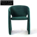 Luxury Velvet Nordic Dining Chair with Sturdy Wood Frame