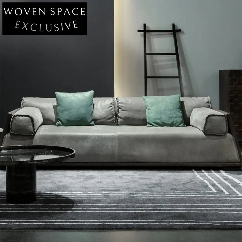 Luxury Velvet Sectional Sofa Set with Modern I-Shape Legs for Living Room