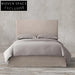 Luxury Velvet Upholstered King Size Bed Frame with Storage, Soft Headboard