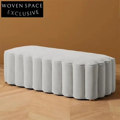 Luxury Velvet Upholstered Long Ottoman Bench, Multiple Colors & Sizes