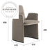 Luxury Velvet Upholstered Nordic Designer Armchair Modern Dining Chair