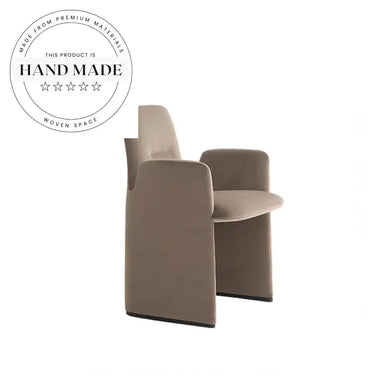 Luxury Velvet Upholstered Nordic Designer Armchair Modern Dining Chair