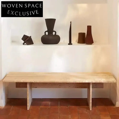 Luxury White Marble Travertine Stone Square Center Living Room Coffee Table