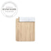 Luxury White Onyx Natural Stone Marble Top Bedside Table