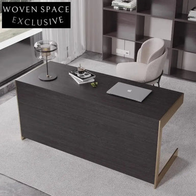 Luxury Wooden Reception Desk Modern Computer Office Desk