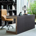 Luxury Wooden Reception Desk Modern Computer Office Desk