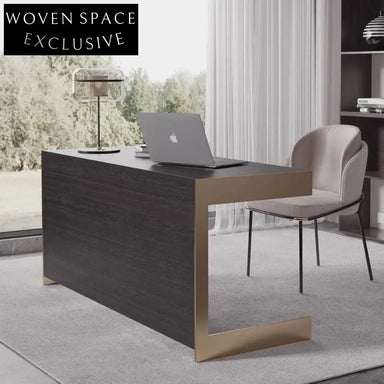 Luxury Wooden Reception Desk Modern Computer Office Desk