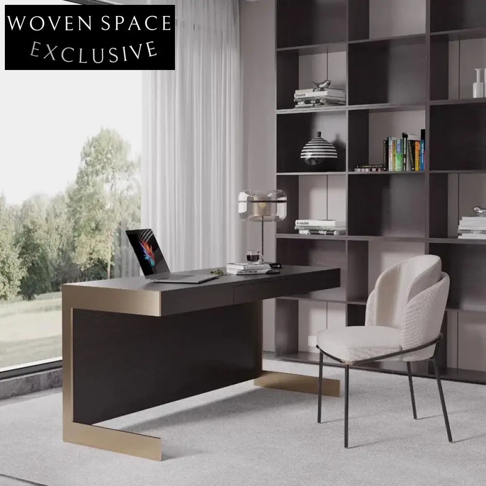Luxury Wooden Reception Desk Modern Computer Office Desk