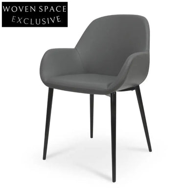 Lyton Dining Chair in Charcoal Grey