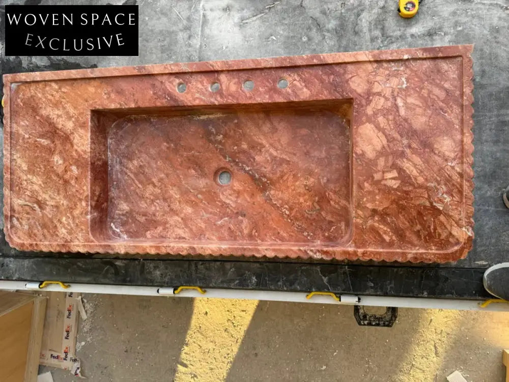 Madelle Travertine Marble Bathroom Sink