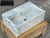 Magdaleine Carrara Marble Sink