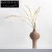 Maillard Style Ceramic Tabletop Flower Vase for Elegant Home Office Decor