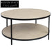 Manhattan Round Coffee Table - Black