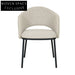 Mani Black Dining Chair - Clay Grey