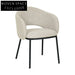 Mani Black Dining Chair - Clay Grey