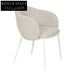 Mani White Dining Chair - Clay Grey