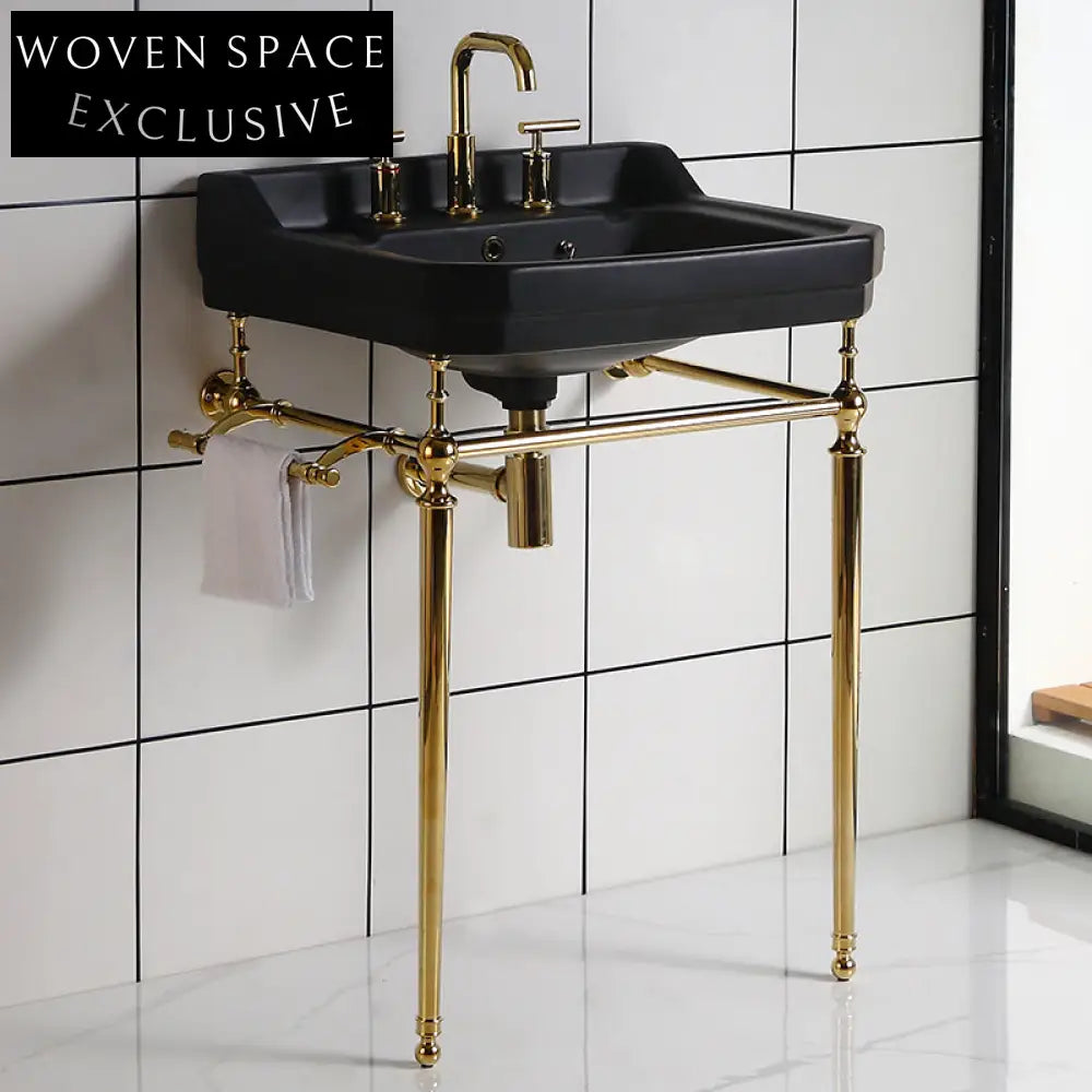 Mantova Debolai Retro Pure Copper Bracket Wash Basin