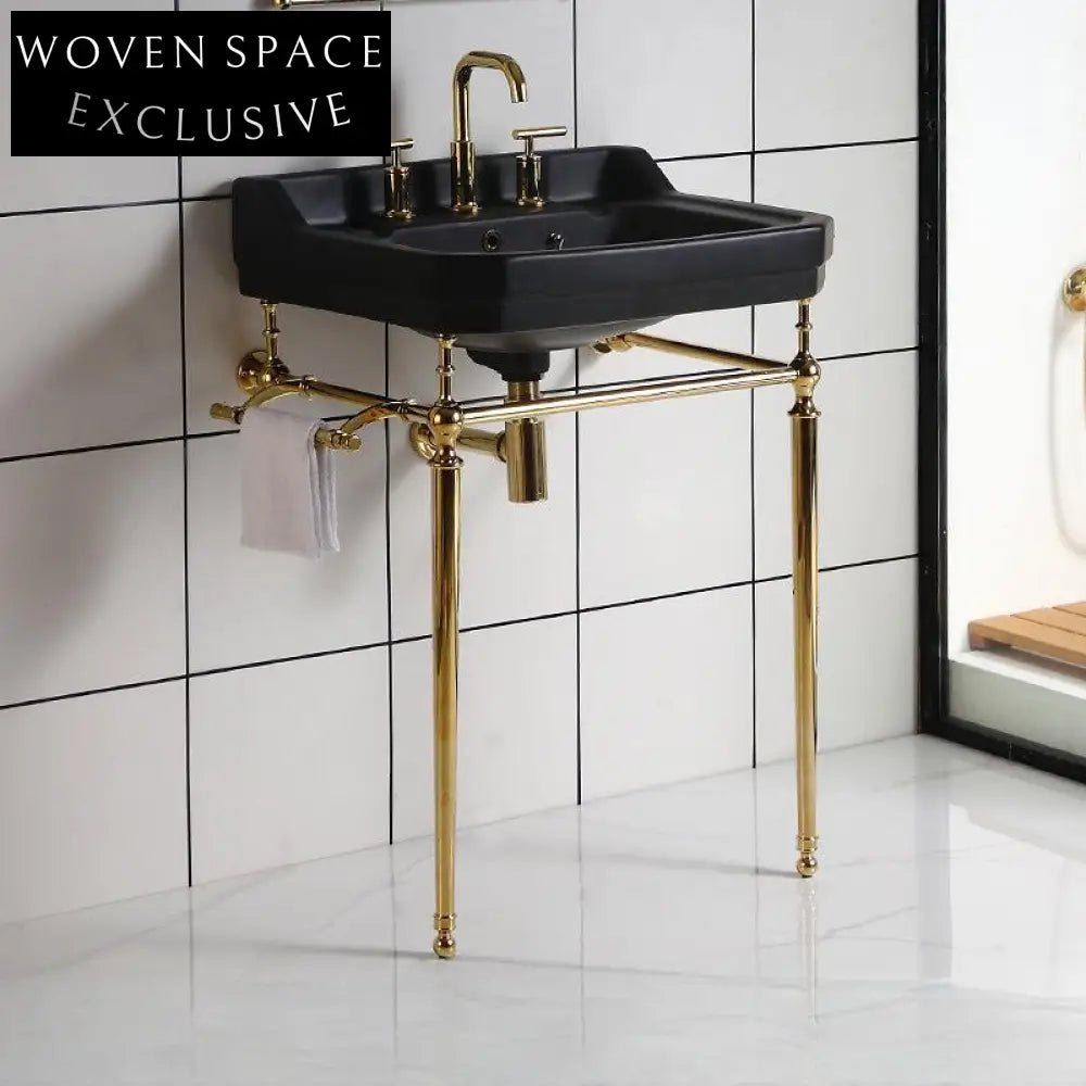 Mantova Debolai Retro Pure Copper Bracket Wash Basin