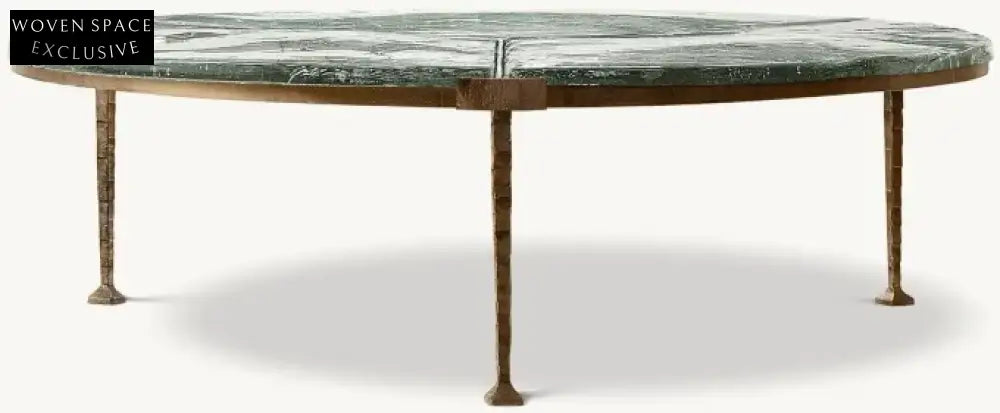 Luxury Custom Handcrafted Marble Coffee Table for Elegant Living Room Decor