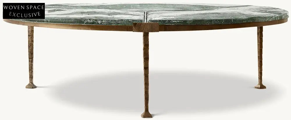 Luxury Custom Handcrafted Marble Coffee Table for Elegant Living Room Decor