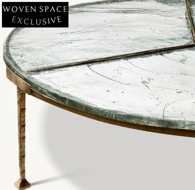 Luxury Custom Handcrafted Marble Coffee Table for Elegant Living Room Decor