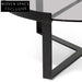Marcel 70cm Glass Coffee Table - Medium Coffee Tables