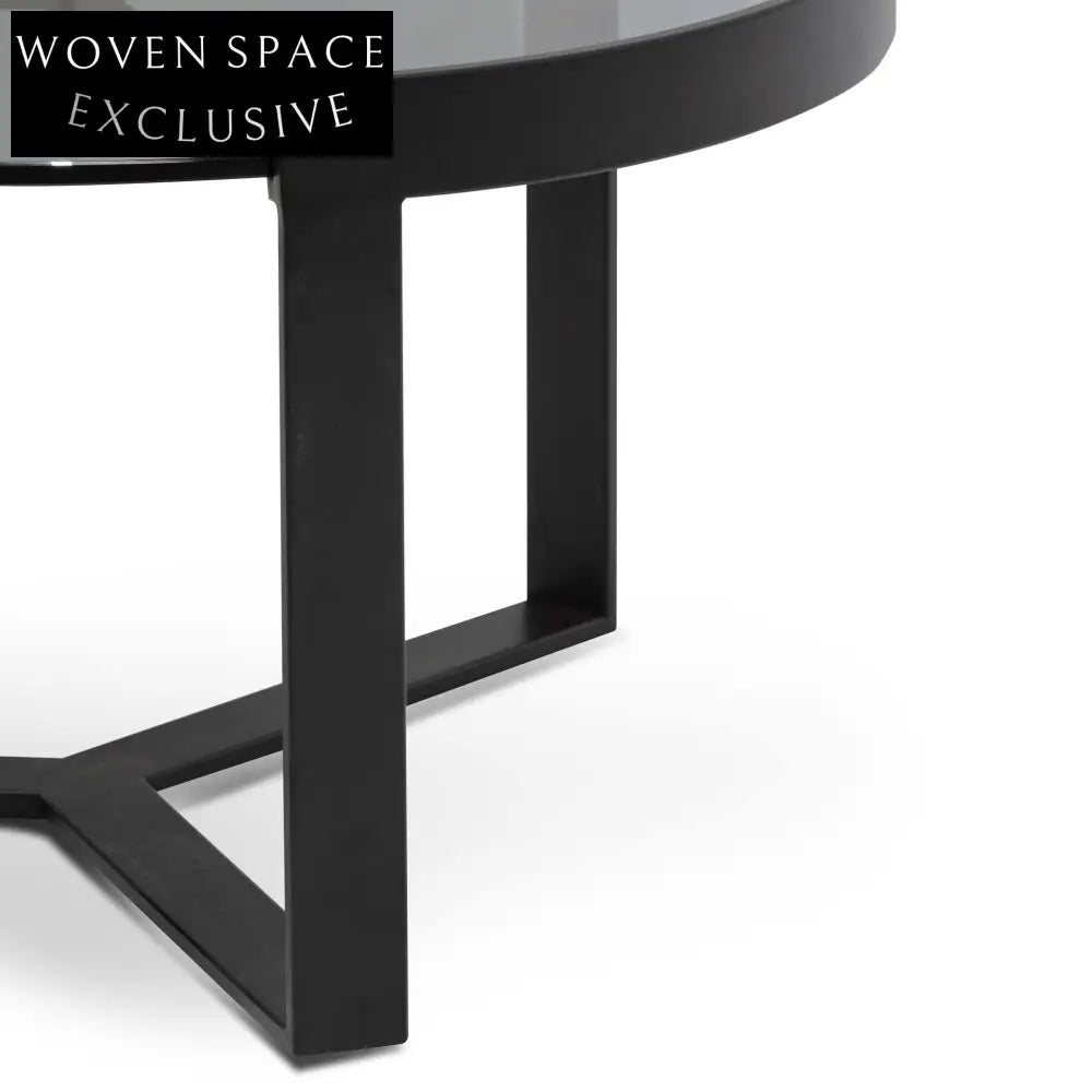 Marcel 70cm Glass Coffee Table - Medium Coffee Tables