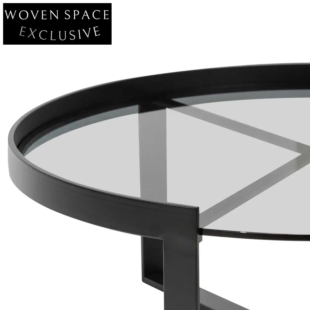 Marcel 90cm Glass Coffee Table - Large Coffee Tables