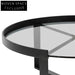 Marcel 90cm Glass Coffee Table - Large Coffee Tables