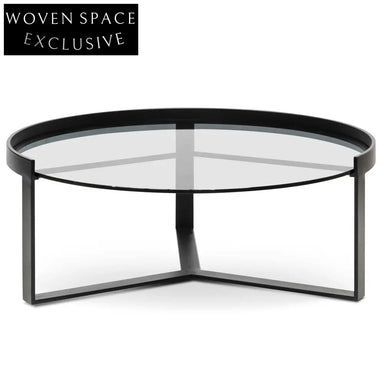 Marcel 90cm Glass Coffee Table - Large Coffee Tables
