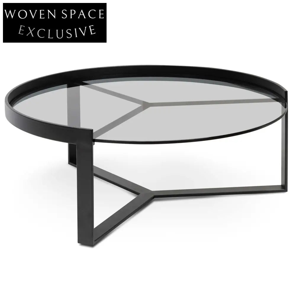 Marcel 90cm Glass Coffee Table - Large Coffee Tables