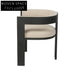 Margie Black ELM Dining Chair - Light Beige set of 2 Dining Chair